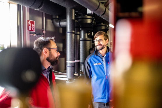 Auch im laufenden Betrieb unterstützt Hoval die Stadtwerke Ettlingen.