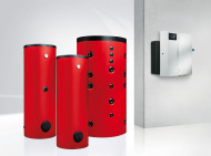 Die Speicher für Warmwasser und Heizungsenergie.