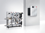 Die Fernwärmestation.