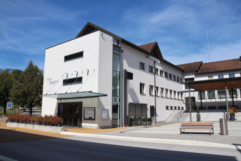 Heizzentrale in Eschen, Liechtenstein